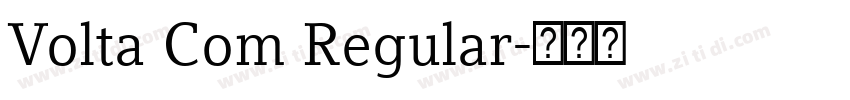 Volta Com Regular字体转换